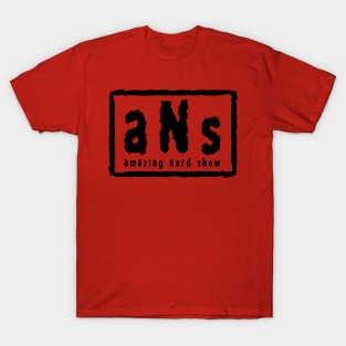 The Amazing Nerd Show ANS Black Logo T-Shirt T-Shirt